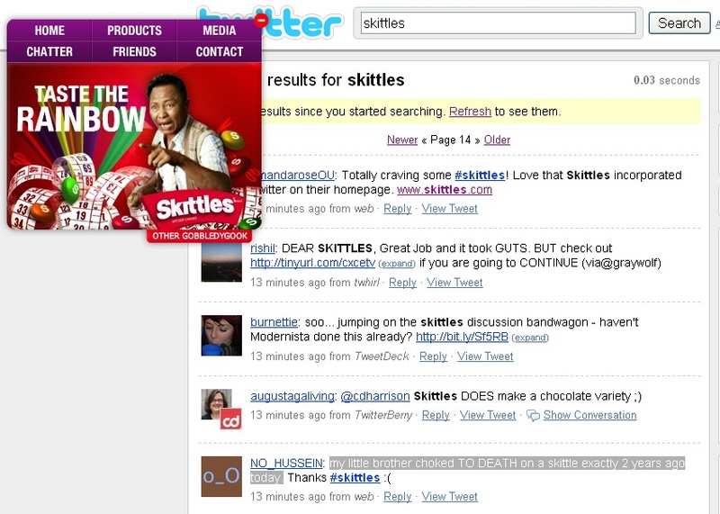 skittles social media twitter